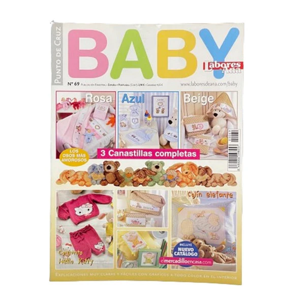 Labores de Ana BABY (İspanyolca) Nakış Elişi Hobi Dergisi Sayı 69