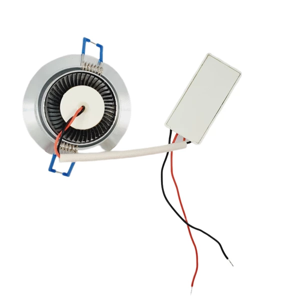3 WATT LED SPOT TRAFOLU KROM KASA GÜN IŞIĞI (YCE-N3) ( 2 ADET ) - 2