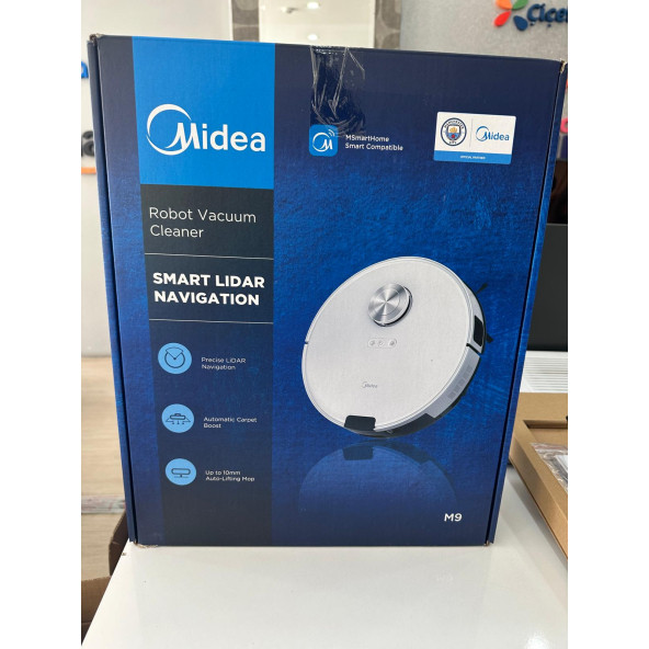 Midea M9 Robot Vacuum Cleaner Beyaz