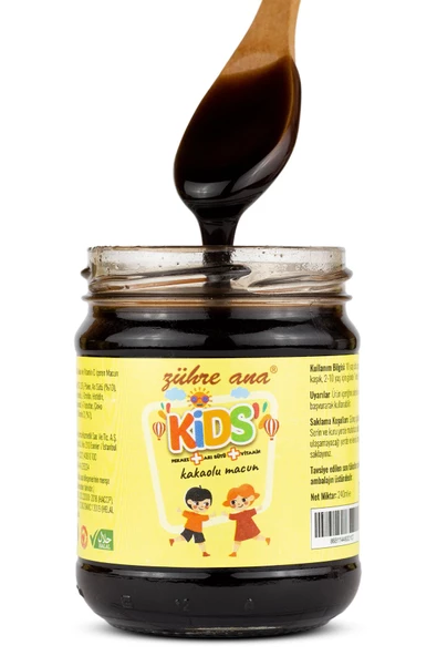 Kids Çocuklar için Özel - Arı Sütü, Pekmez, Bal Ve Vitamin Katkılı Kakaolu Macun - 3