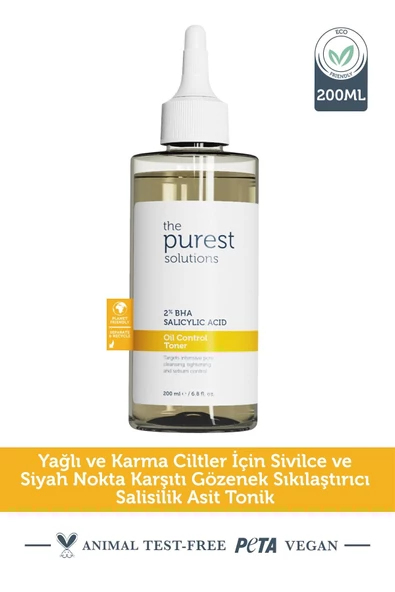 Yağlı Ve Karma Cilt  Salisilik Asit Tonik 200 Ml