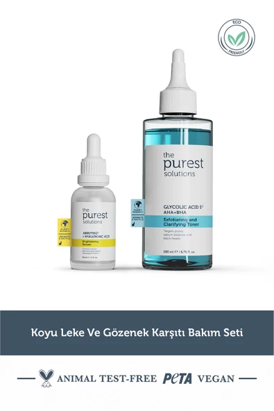 Koyu Leke ve Gözenek Önlemeye Yardımcı Bakım Seti 200 ml + 30 ml