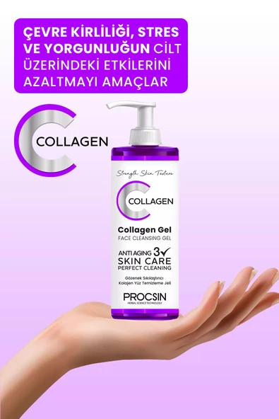 Gözenek Sıkılaştırıcı Kolajen Yüz Temizleme Jeli 150 ML - 3