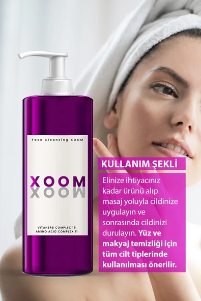 Xoom 3 in 1 (Temizleme Yağı + Temizleme Jeli + Micellar Su) Bakım ve Temizleme Xoomu 150 ML - 8