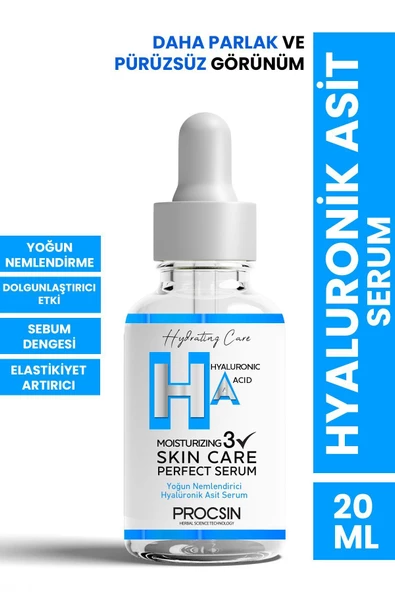 Yoğun Nemlendirici Hyaluronik Asit Serum 20 ml