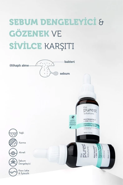 AHA + BHA, Niacinamide ve Glycolic Acid Tonik İçerikli Cilt Bakım Seti - 4