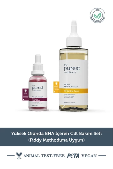 Yüksek Oranda Bha Içeren Cilt Bakım Seti 30 ml 200 ml