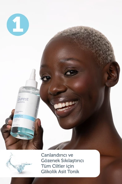 AHA + BHA, Niacinamide ve Glycolic Acid Tonik İçerikli Cilt Bakım Seti - 5