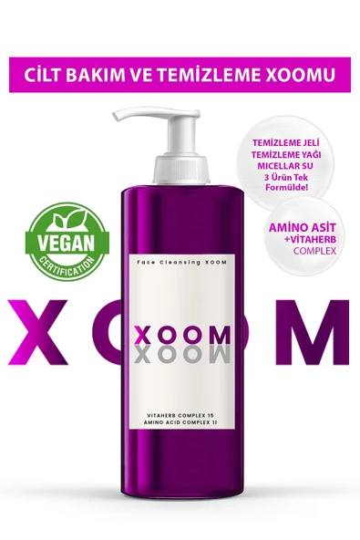 Xoom 3 in 1 (Temizleme Yağı + Temizleme Jeli + Micellar Su) Bakım ve Temizleme Xoomu 150 ML - 2