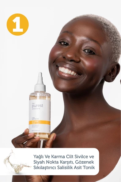 Yağlı Ve Karma Ciltlere ,gözenek Görünümü Azaltmaya Yardımcı, Siyah Nokta Önleyici Cilt Bakım Seti - 4