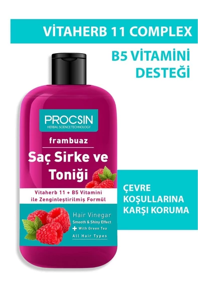 Yağ Dengeleyici Frambuazlı Saç Sirke Ve Toniği 250 ml - 4