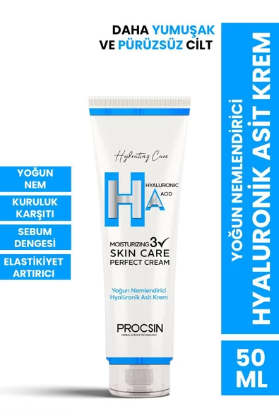 Yoğun Nemlendirici Hyaluronik Asit Krem 50 ML