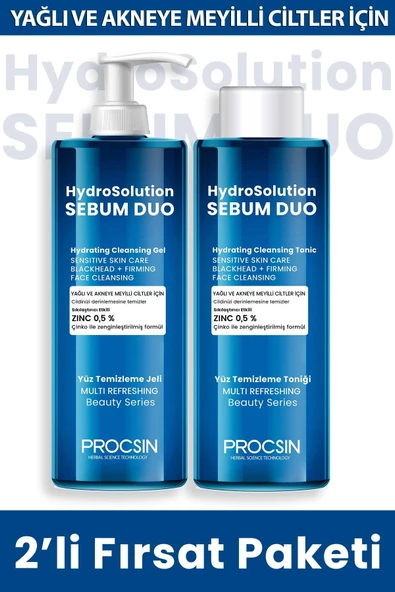 PROCSİN Hydrosolution Tonik + Jel Paketi - 2