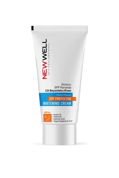 NEW WELL Besleyici SPF Korumalı Cilt Beyazlatıcı Krem 50ML - 4