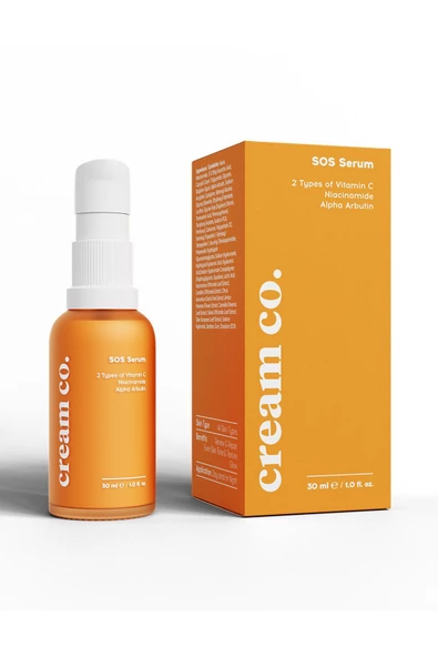 Akne & Leke Karşıtı Aydınlatıcı Cilt Tonu Eşitleyici Vitamin C Niacinamide Arbutin Peptit SOS Serum - 2
