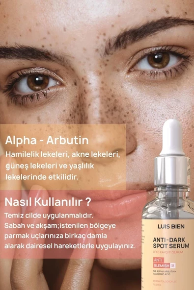 Leke Karşıtı Cilt Tonu Eşitleyici Cilt Bakım Serumu Hyaluronic Acid + Arbutin %2 30 Ml - 3