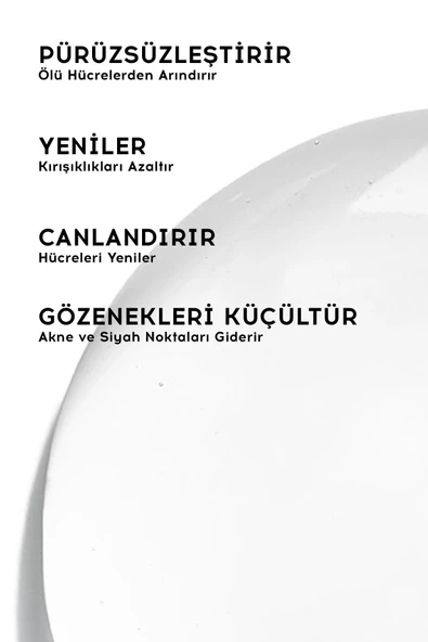 Akne & Leke Karşıtı Cilt Tonu Eşitleyici Aydınlatıcı Pürüzsüzleştirici %10 AHA/BHA Vitamin C Serum - 3
