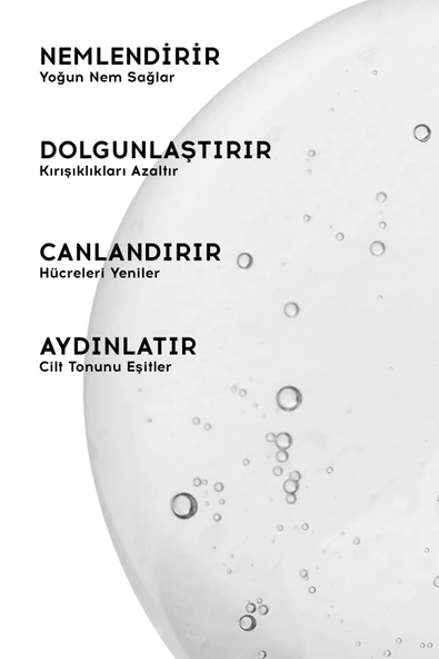 Nemlendirici Canlandırıcı Aydınlatıcı Dolgunlaştırıcı Hyaluronik Asit Peptit Serum Tüm Cilt Tipleri - 3
