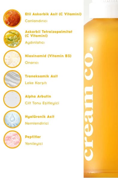 Akne & Leke Karşıtı Aydınlatıcı Cilt Tonu Eşitleyici Vitamin C Niacinamide Arbutin Peptit SOS Serum - 4