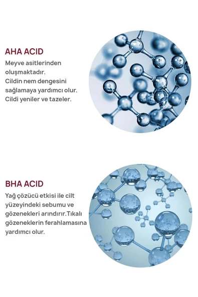 AHA+BHA Cilt Tonu Eşitleyici Kırmızı Peeling Serum 30 ml (Aha 10% + Bha 2%) - 4