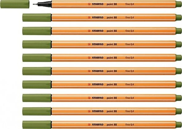 Stabilo Keçe Uçlu İnce Kalem 88 Point 0.4 MM Yosun Yeşili 88/35