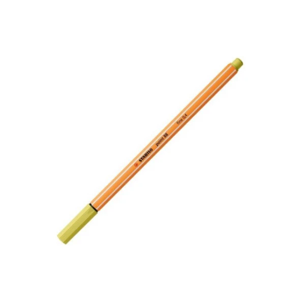 Stabilo Keçe Uçlu İnce Kalem 88 Point 0.4 MM Hardal 88/67