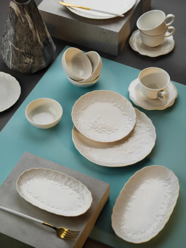Aryıldız Ar248997 Sc Bella Kahvaltı Takımı White 32 Parça