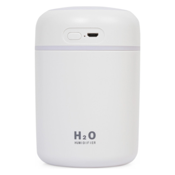 LED Işıklı Mini Ortam Oda Hava Nemlendirici ve Taşınabilir Buhar Makinesi H2O Humidifier - 6