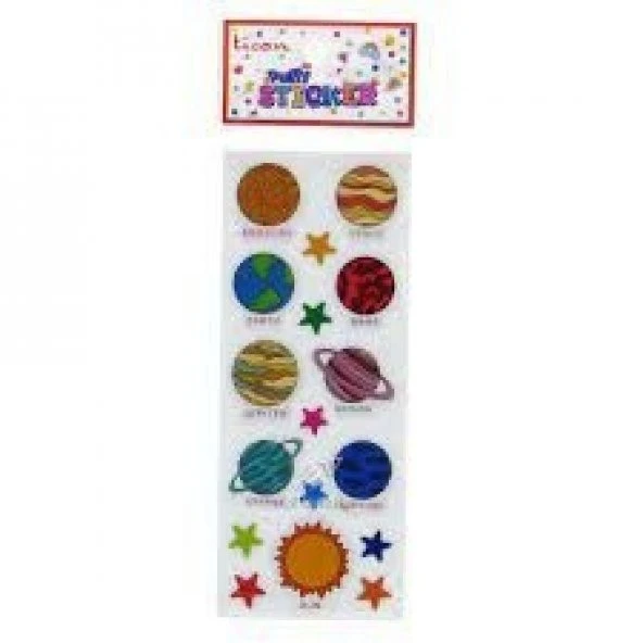 Ticon Puffy Sticker Uzay Figürleri Tps-014/1