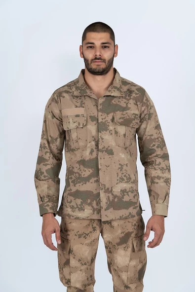 Bikatex Jandarma Gömlek Uzun Kol Kamuflaj Gömlek  -  425 - 4
