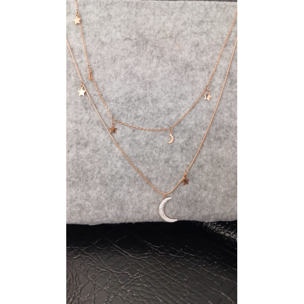 Rose Hilal Etrafi Yıldızlı Tasarim - 2