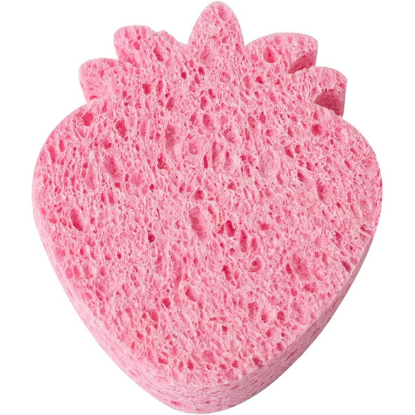 Wee Baby Doğal Selülozik Banyo Süngeri 915 Pembe Çilek - 2