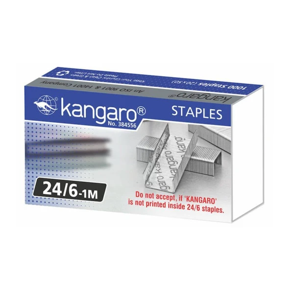 Kangaro Zımba Teli Eco No.24/6-1m Metalik