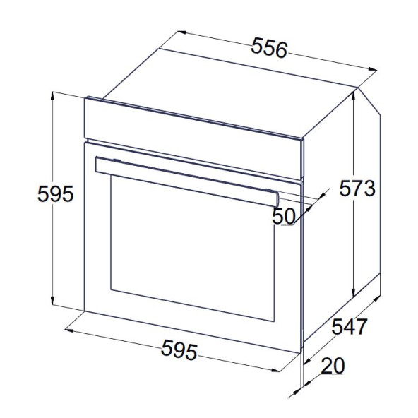Silverline BO65P4W01 Buhar Destekli + Airfryer Özellikli Beyaz Cam Ankastre Fırın - 6