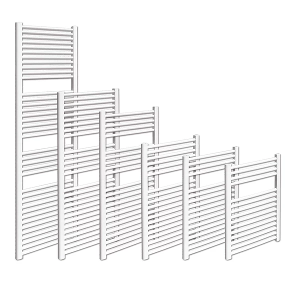 Sanica Havlupan Düz Beyaz 16 Borulu 500x1000 mm - 2