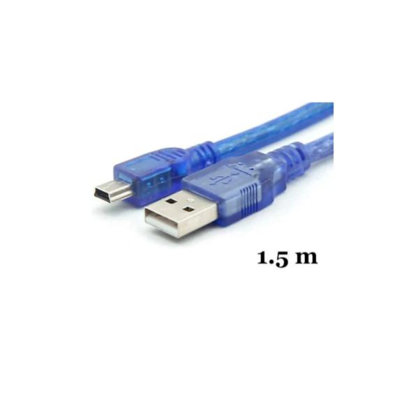 Retro Micro Usb Kablosu Mavi Usb2.0 1.5mt