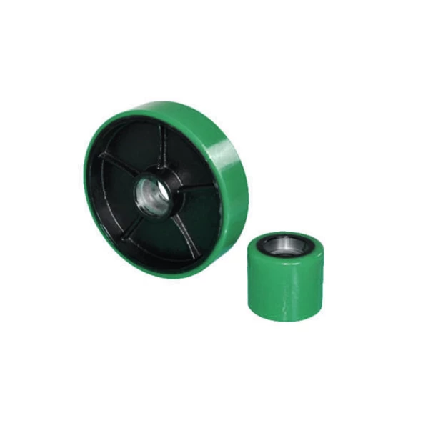 Sanica Yeşil Transpalet 2.5 Ton Kapasite Poliüretan Tekerlekli Pompa - Resim 3