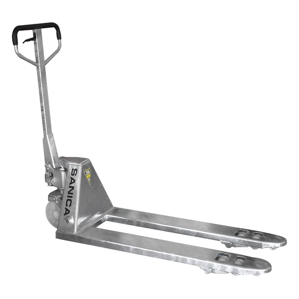 Sanica Galvaniz Transpalet 2.5 Ton Kapasite Kemik Tekerlekli Pompa - 1