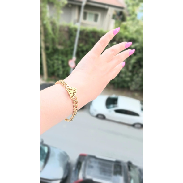 Aslan Model Çelik Bileklik - 2