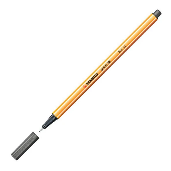İnce Keçe Uçlu Kalem 0.4 Mm - Gri