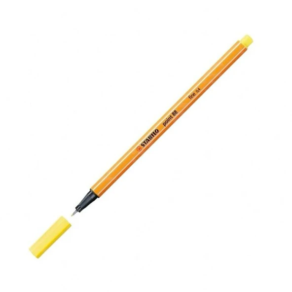 İnce Keçe Uçlu Kalem 0.4 Mm - Sarı