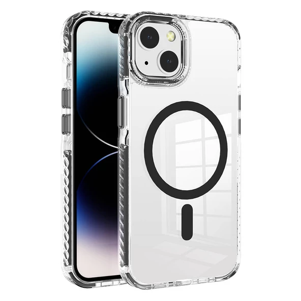 Apple iPhone 11 Kılıf Magsafe Şarj Özellikli Airbagli Takılabilir Askı Aparatlı Zore Nana Kapak - Resim 5