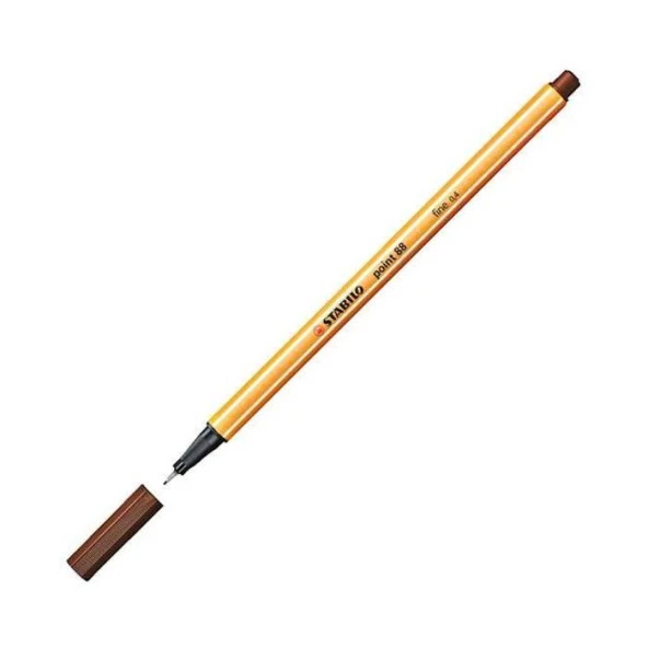 İnce Keçe Uçlu Kalem 0.4 Mm - Kahverengi