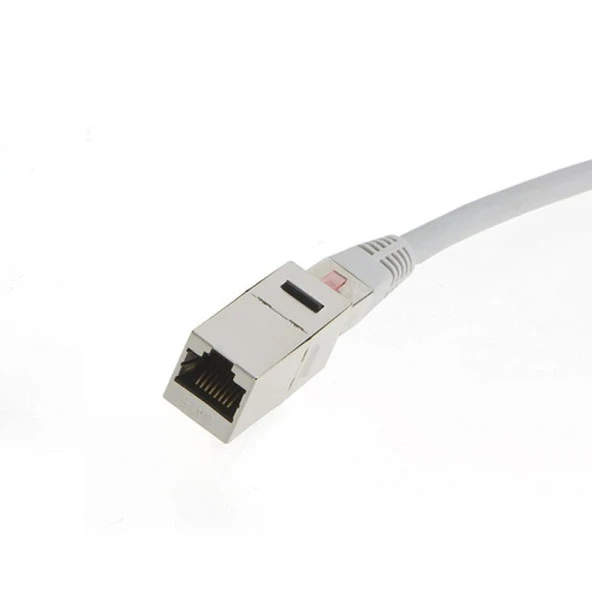 Ancheyn Cat6 Jack İnternet Modem Kablo Birleştirici Rj45 Metal Dişi Dişi Ekleme Aparatı 4380 - 6