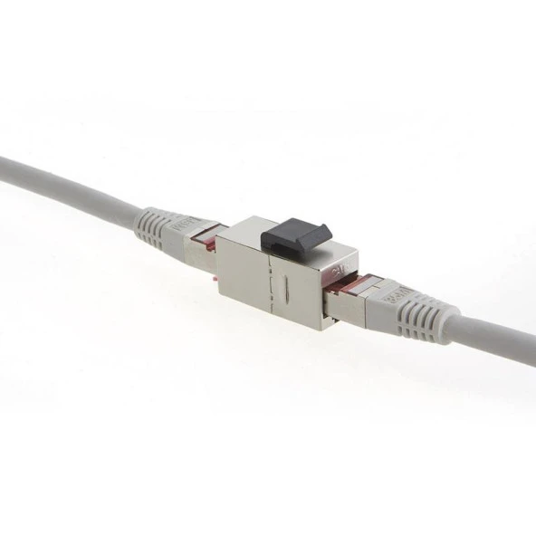 Ancheyn Cat6 Jack İnternet Modem Kablo Birleştirici Rj45 Metal Dişi Dişi Ekleme Aparatı 4380 - 7