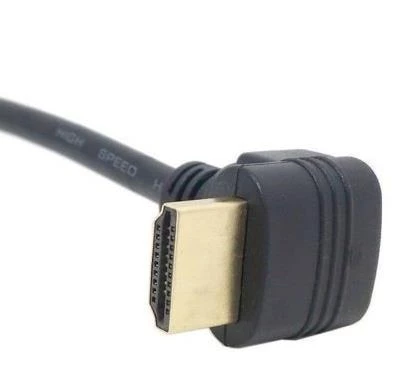 Ancheyn HDMI Dişi Erkek Uzatma Aparatı 90 Derece Dirsek Kablosu 50 cm 4666 - 4