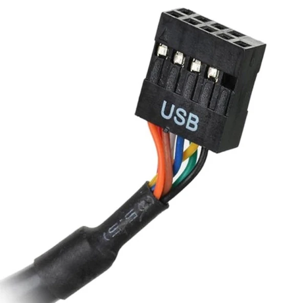 9 Pin USB 2.0 Dişi 19 Pin USB 3.0 Erkek Çevirici Dönüştürücü Adaptör Kablosu 4584 - 2