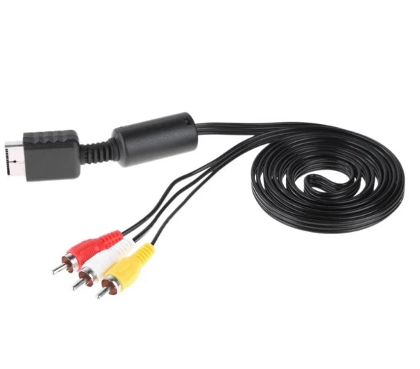Ps3 Ps2 Av Lcd Tv Oyun Konsolu 3 RCA Scart Lale Bağlantı Kablosu 4620 - Resim 9