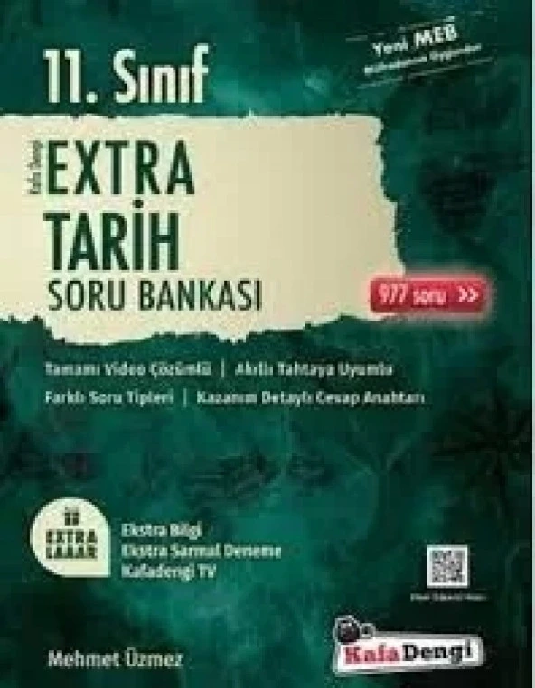 KAFA DENGİ YAYINLARI 11.SINIF TARİH SORU BANKASI EXTRA ürün görseli