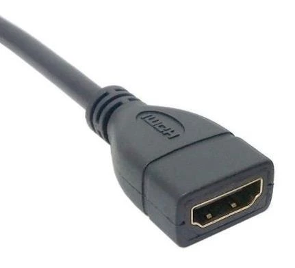 Ancheyn HDMI Dişi Erkek Uzatma Aparatı 90 Derece Dirsek Kablosu 50 cm 4666 - 3